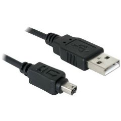 Кабельное USB A/Mini-B 8-pin 1.8 m AK-USB-02