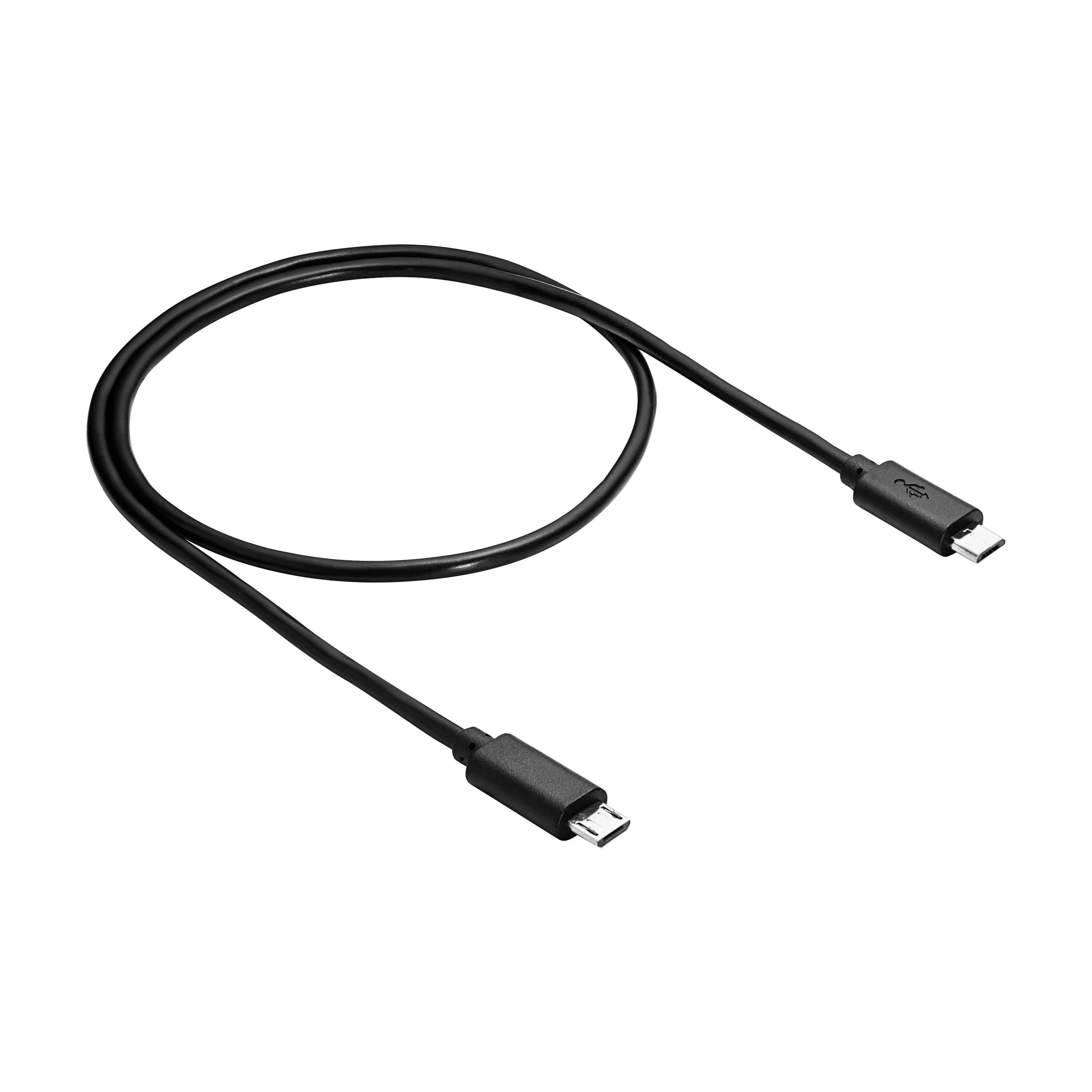 Кабельное USB 2.0 microB-microB 0.6m AK-USB-17