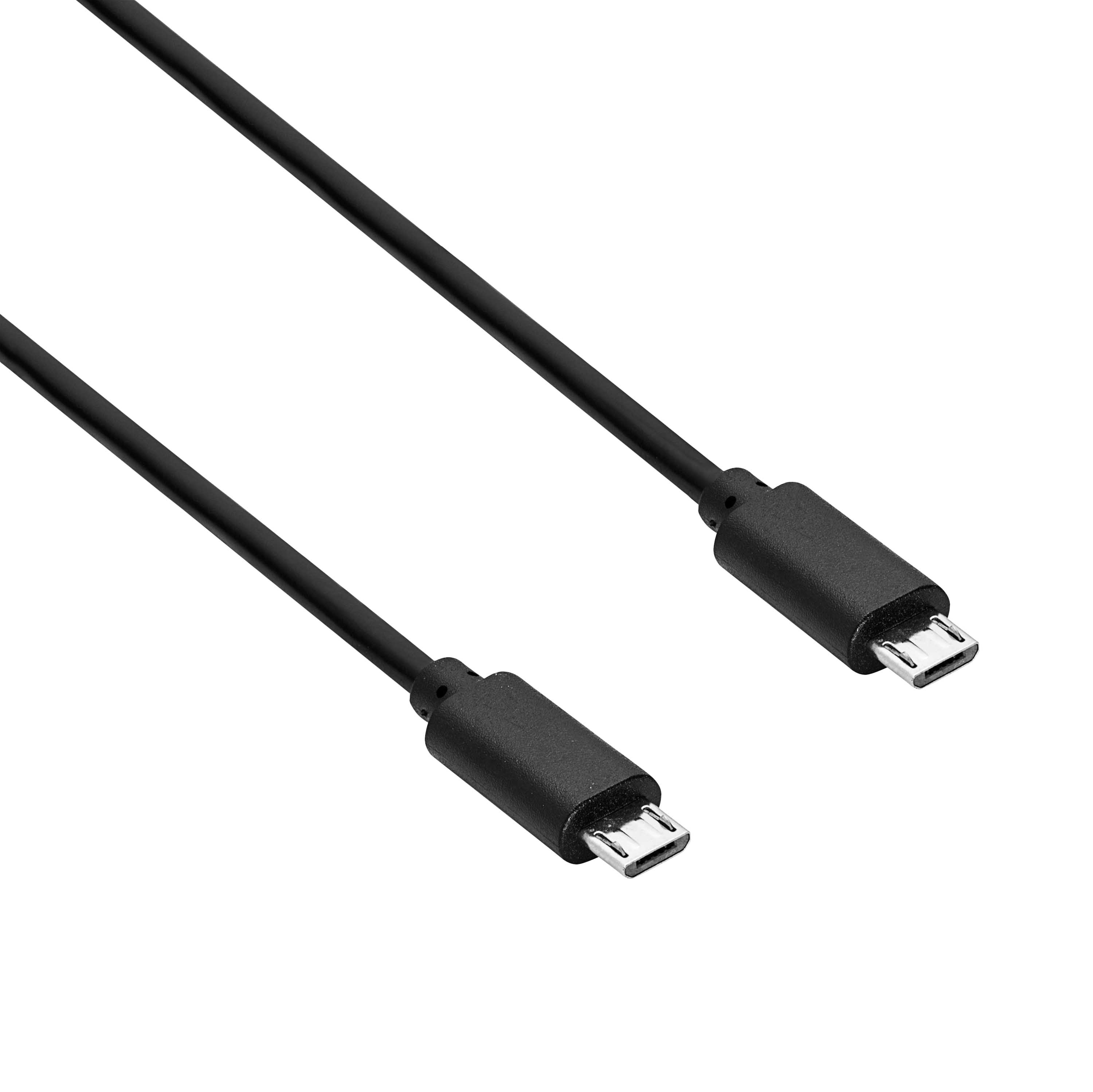 Кабельное USB 2.0 microB-microB 0.6m AK-USB-17