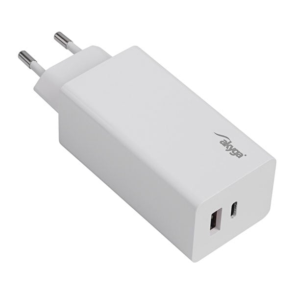 Akyga AK-CH-20 100 W USB-C and USB-A GaN зарядное устройство