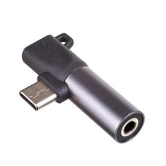 Адаптер AK-AD-62 USB type C / USB type C / Jack 3.5mm