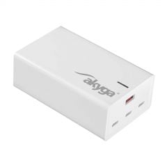 Зарядное устройство AK-CH-25 USB-A + 3x USB-C PD 5-28V / max. 5A 140W Quick Charge 3.0 GaN