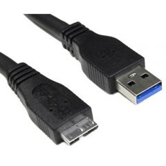 Кабельное USB 3.0 A-microB 1.8m AK-USB-13
