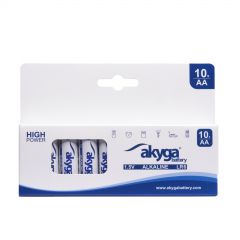 Щелочная батарейка AA LR6 Akyga AKY2067 1.5V / 3050mAh 10шт