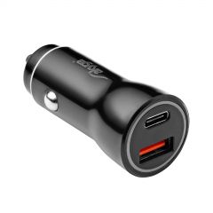 Автомобильное зарядное устройство USB AK-CH-16 USB-A + USB-C PD 5-12V / max. 3A 36W Quick Charge 3.0
