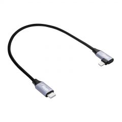 Угол Кабель USB type C / Ligtning 30cm AK-USB-55 30W сетки