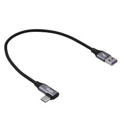 Угол Кабель USB type C / USB-A 30 cm AK-USB-58 60W сетки